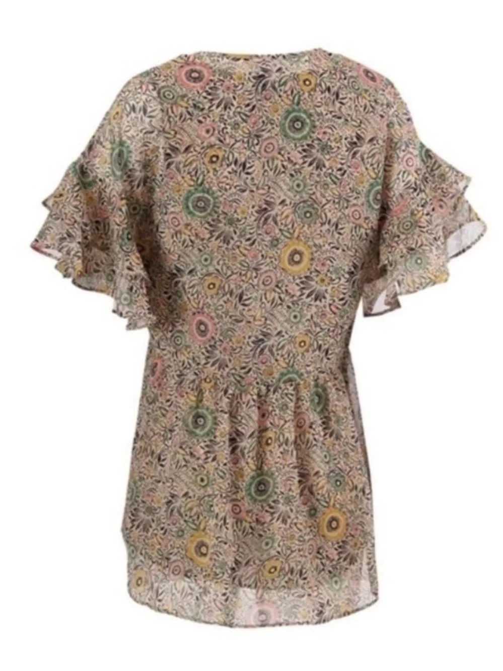 Cabi Poet Blouse (Style #5344) Floral Boho 2 pieces